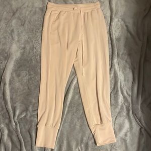Fabletics Sweatpants Color: Cream Size: Small